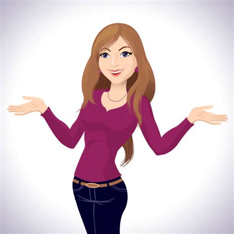 Royalty Free Confident Girl Clip Art Vector Images And Illustrations