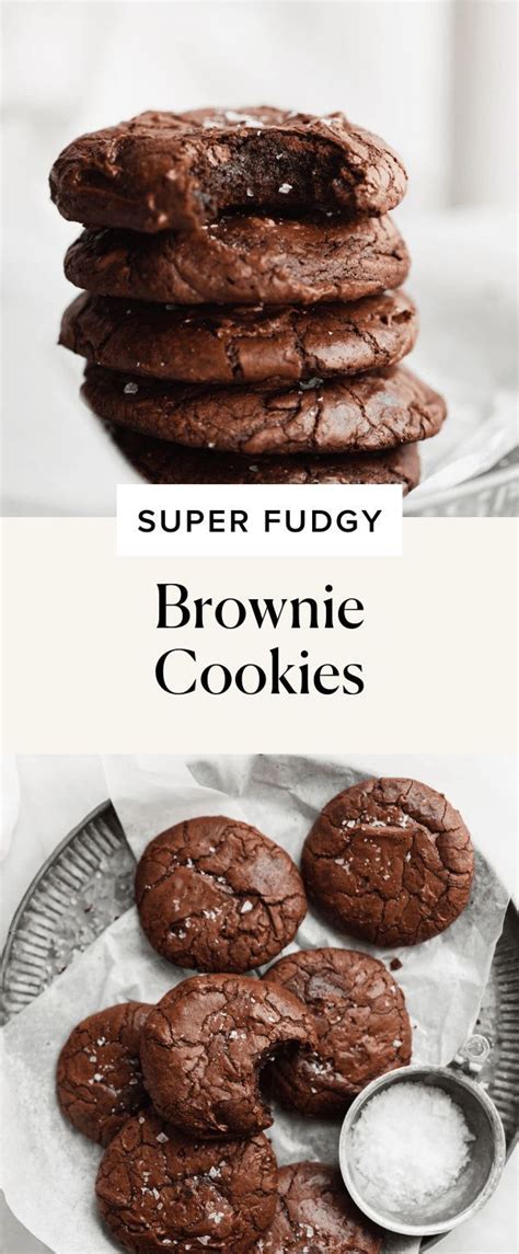 Super Fudgy Brownie Cookies Recipe Desserts Broma Bakery Brownie