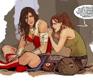 Lara Croft X Wonder Woman Muses Sex And Porn Comics