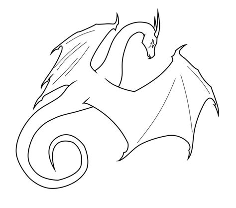 21 Basic Dragon Drawing Free Coloring Pages