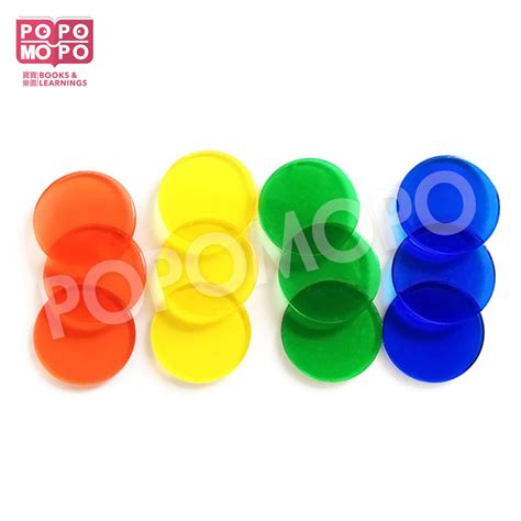 Usl Transparent Circle Counters 200pcspack Shopee Philippines