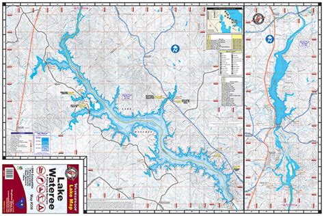 Lake Wateree And Fishing Creek Reservoir Waterproof Map 350 Kingfisher