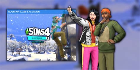 The Sims 4 Snowy Escape How To Complete The Mountain Climb Excursion
