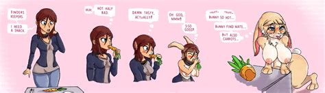 Something Tastes Bunny F Human Anthro F Bunnyrabbithare By