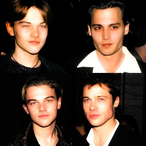 Brad Pitt Leonardo Dicaprio E Johnny Depp