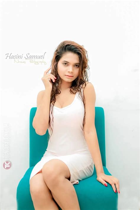 Sri Lankan Actress Hasini Samuel Hot And Sizzling Stills