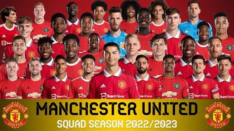 Manchester United Fc Squad 202223 Premier League Cristiano Ronaldo