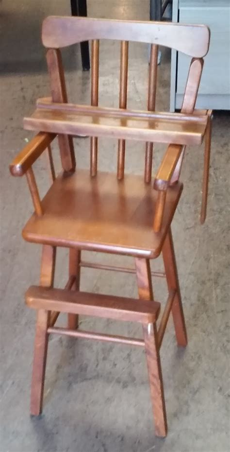 High chair, kinderpot and a crib. UHURU FURNITURE & COLLECTIBLES: SOLD Vintage Doll High ...