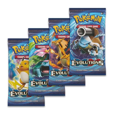 Evolutions Xy Booster Pack Sealed New X1 Pokémon Real Card Tcg