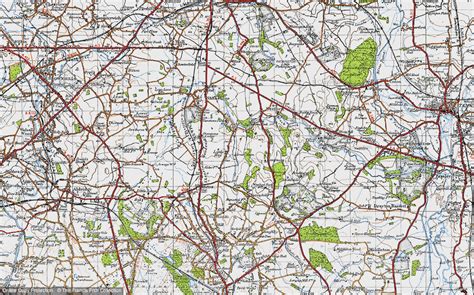 Historic Ordnance Survey Map Of Little Hay 1946