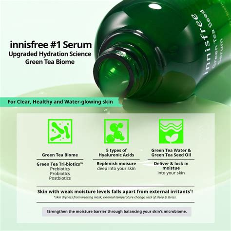 [korean Cosmetic Review] Innisfree Green Tea Seed Serum 4 0