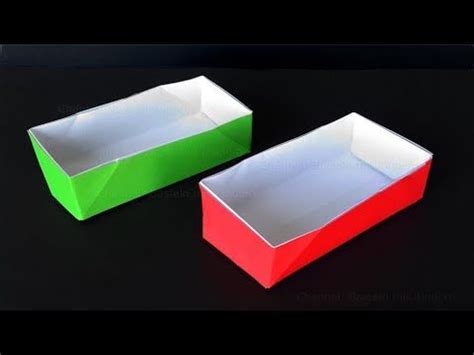 Die japanische papierfaltkunst wird immer beliebter, auch bei uns. Origami Schachtel: Rechteckig - Basteln mit Kindern ...