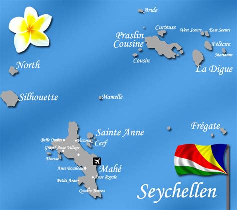 Seychelles is a small island country located in the somali sea northeast of madagascar and about 835 mi (1,344 km) from mogadishu, somalia, its nearest foreign mainland city, while antsiranana is the nearest foreign city overall. Karte › Seychellen - Exklusiver Urlaub - Seychellen.org