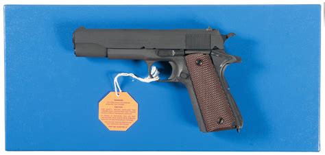 Colt Wwii Reproduction 1911a1 Semi Automatic Pistol With Box Rock