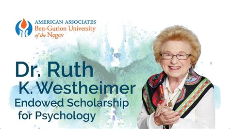 dr ruth promises “good sex for life” for donations to scholarship at ben gurion university