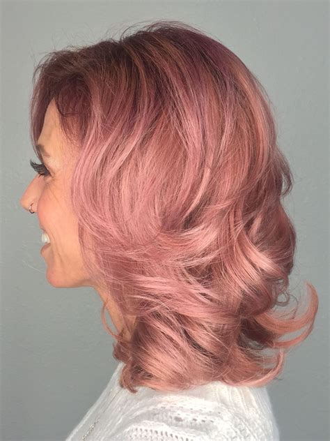 Dusty Rose Rose Gold With A Rooted Base I Created This Color Using Kevin Murphy Color Me All