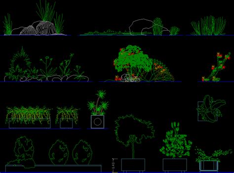 Complete collection of trees and plants autocad dwg blocks for free download. Block of plants in AutoCAD | Download CAD free (1.53 MB ...