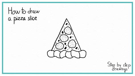 Maybe you would like to learn more about one of these? How to draw a PIZZA SLICE in 7 STEPS - EASY!!! step by ...