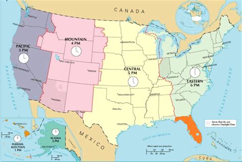 Fl Time Zone Map Florida Map