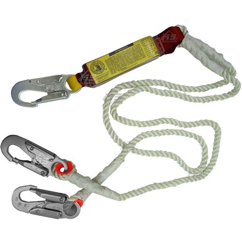 Cuerda De Vida Con Amortiguador Doble Ge Nylon Doble Cable 91100