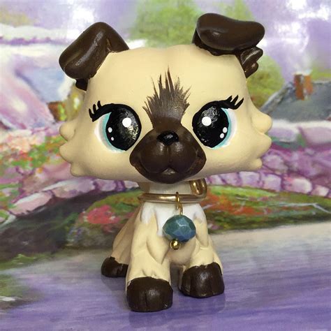 Littlest Pet Shop Cute Charming Collie Dog Ooak Custom Etsy