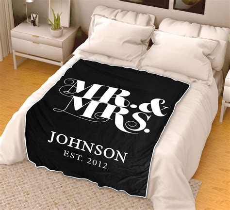 Personalized Couple Blanket The Best Wedding T Celebrity Pair