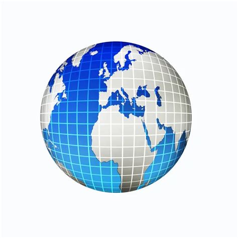 World Map 3d Globe — Stock Vector © Kudryashka 3477232