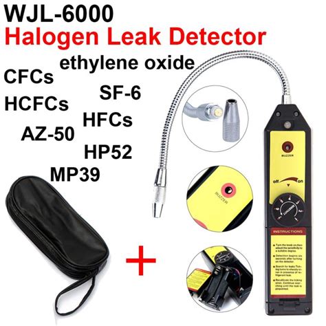 Wjl 6000 Freon Gas Leak Detector Cfc Hfc Halogen Refrigerant Gas Leak