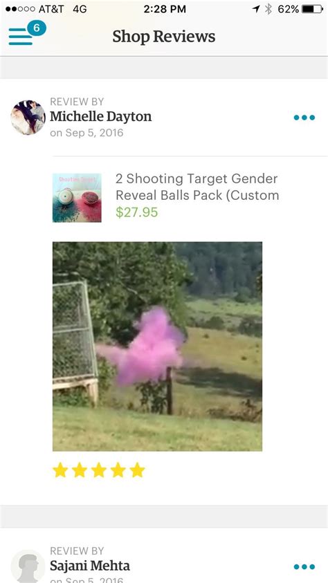 4 Shooting Target Gender Reveal Balls Pack Custom Color Combinations