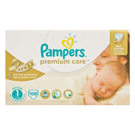 Pampers Premium Care 108 Nappies Size 1 Jumbo Pack Buy Online In