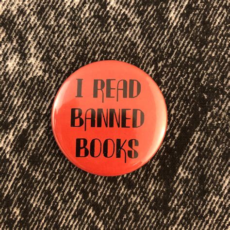 I Read Banned Books Pins For Readers Book Pins 15 Inch Etsy