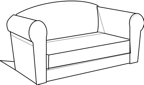 Bed Black And White Couch Clipart Black And White Free Images Wikiclipart