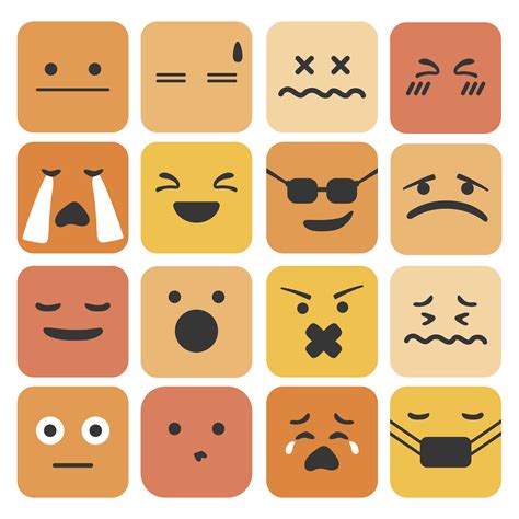 Set of emoji feeling expression - Download Free Vectors, Clipart ...