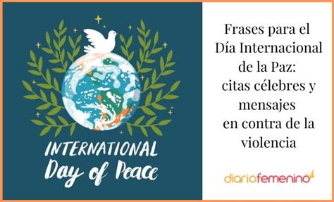 43 Frases Para El Día De La Paz Mensajes E Imágenes Contra La Violencia