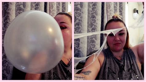 Asmr Huge Messy Bubbles Super Bubble No Talking Gum Chewing