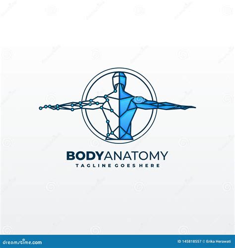 Medical Anatomy Diagnostics Symbol Template Stock Vector Illustration