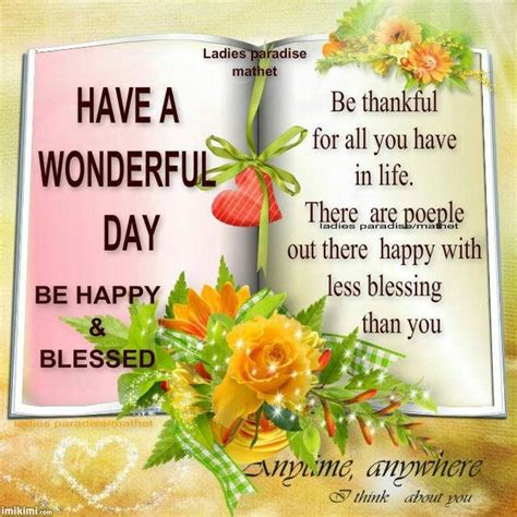♥♥♥ Wonderful Day Quotes Good Morning Beautiful Pictures Good