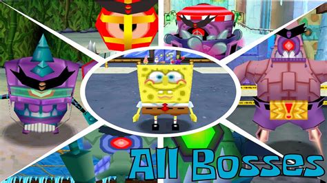 Spongebobs Truth Or Square Nds ~ All Bosses Youtube