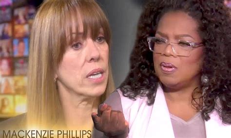 Mackenzie Phillips Returns To Oprah Seven Years After Revealing Affair With Her Dad Daily Mail