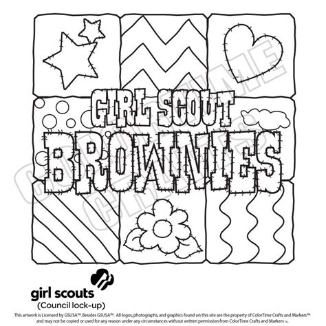 Girl Scout Daisy Coloring Pages To Print Inerletboo