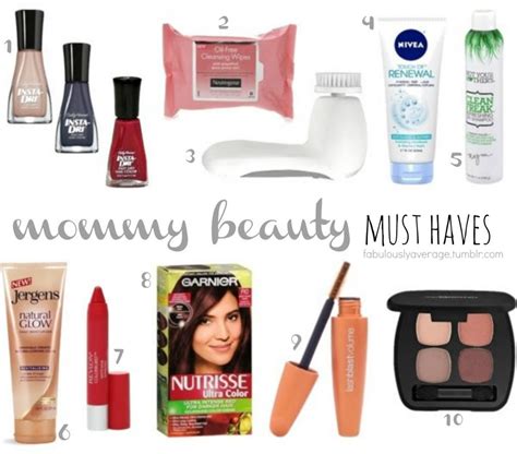 Top Ten Mommy Beauty Must Haves Beauty Must Haves Beauty Jergens