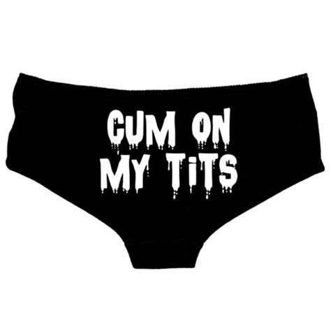 Cum On My Tts Ddlg Clothing Knickers Thong Slutty Sub Kinky Hot Pants 130 Ebay