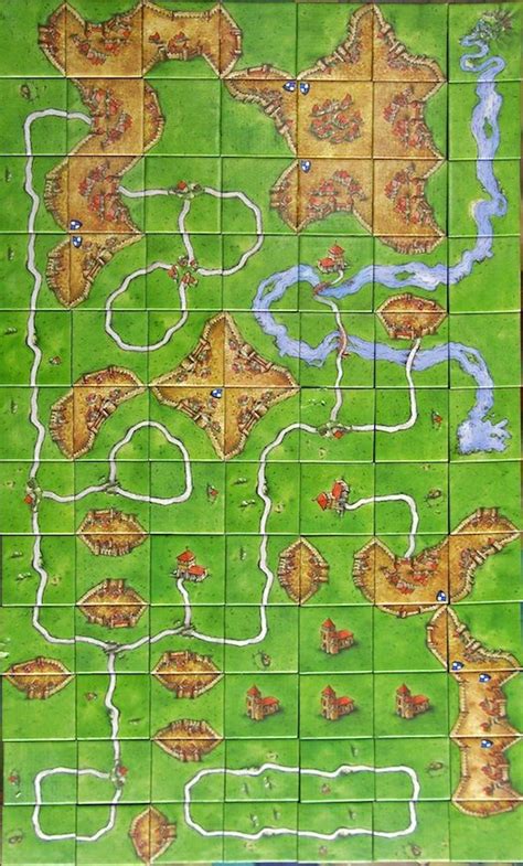 The Game Of Carcassonne And The Parity Problem Carcassone Game Board