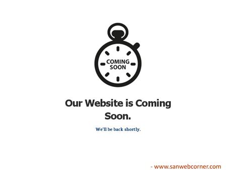 How To Create Simple Coming Soon Page