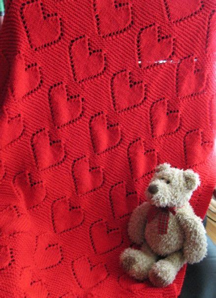 Big Hearts Baby Blanket Pattern By Sue Doran Детское покрывало