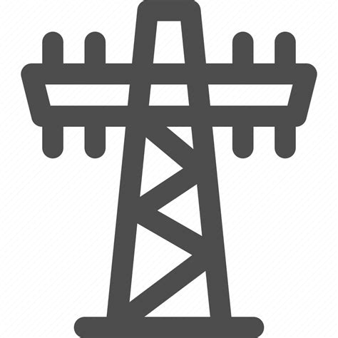Electricity Energy Power Transmission Powerline Icon Download On