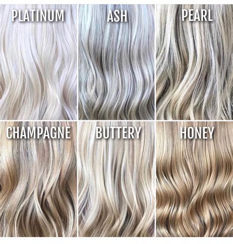 Different Types Of Blonde Hair