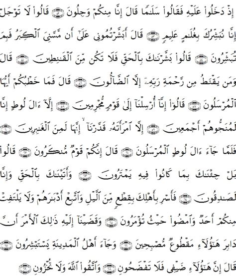 Aneka Info Islam Teks Al Quran Surat 15 Al Hijr