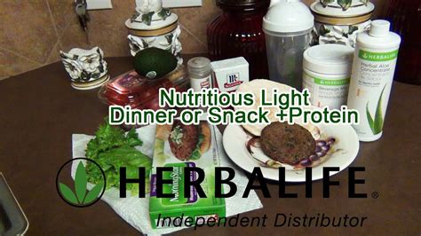 Colorful Nutritious Light Meal Or Snack Wherbalife Protein Drink Youtube