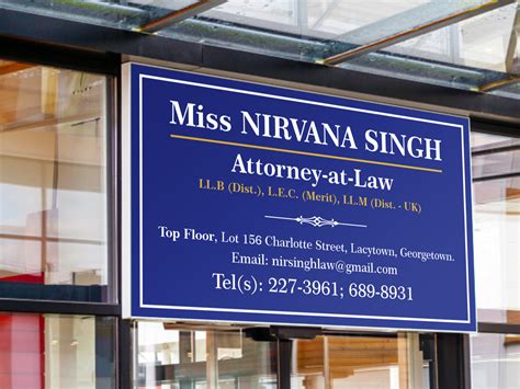 Lawyer Sign Board By Dammike Jayaweera On Dribbble